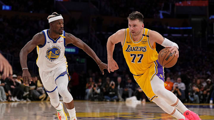 Jimmy Butler III, Golden State Warriors and Luka Doncic, Los Angeles Lakers