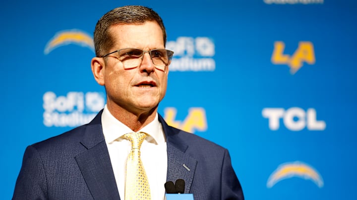 Los Angeles Chargers Introduce Jim Harbaugh As Head Coach