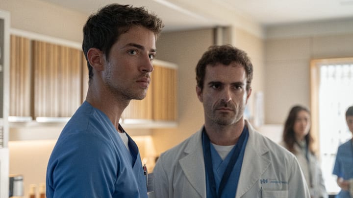 Breathless RESPIRA. Manu Ríos as Biel, Borja Luna as Nestor in episode 01 of RESPIRA