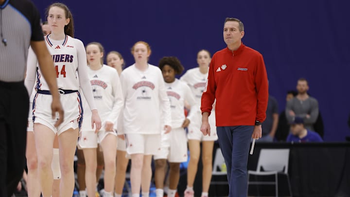 Richmond Spiders head coach Aaron Roussell 
