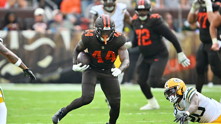 Cleveland Browns tight end Harold Fannin Jr.