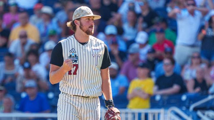 Noah Thigpen and Troy have navigated a Men’s College World Series to remember. Noah Thigpen and Troy have navigated a Men’s College World Series to remember.