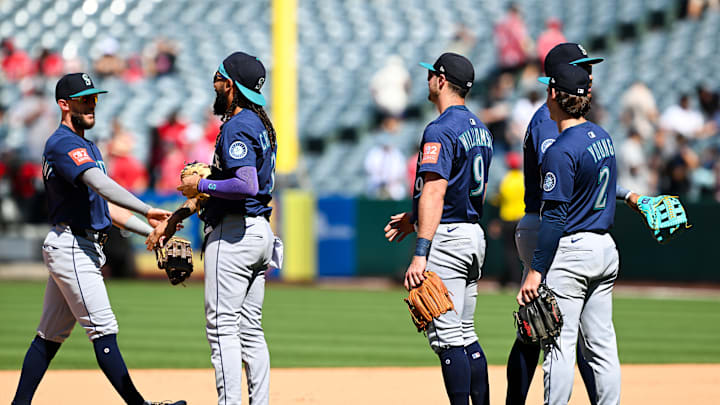 Seattle Mariners v Los Angeles Angels Seattle Mariners v Los Angeles Angels