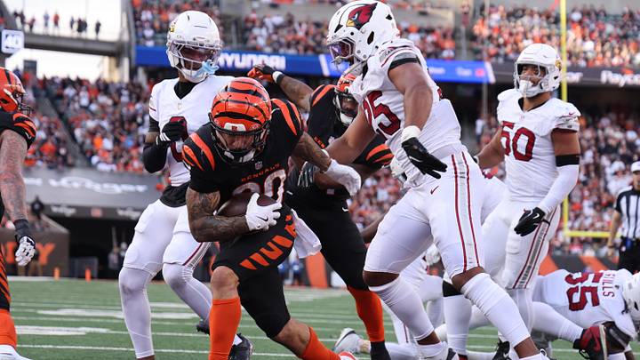 Cincinnati Bengals running back Chase Brown. Cincinnati Bengals running back Chase Brown.