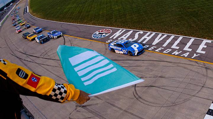 Denny Hamlin, Joe Gibbs Racing, Nashville Superspeedway, NASCAR