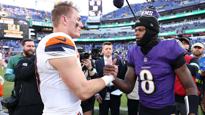 Bo Nix was in awe of Lamar Jackson. 