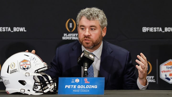 Pete Golding revealed which LSU coaches would be on the sideline as Ole Miss takes on Miami in the CFP semifinal.
