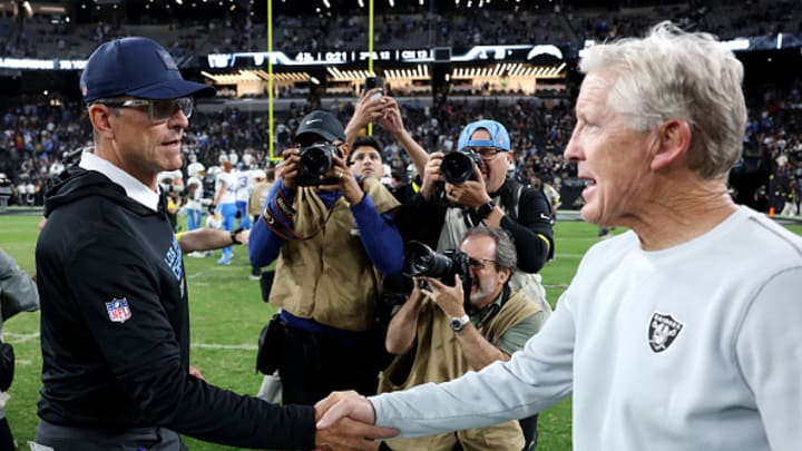 Jim Harbaugh and Pete Carroll shake hands like true men of sport. It wasn’t always that way.