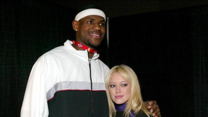 Hilary Duff gave LeBron James a special shoutout during her concert in Philadelphia. Hilary Duff gave LeBron James a special shoutout during her concert in Philadelphia.