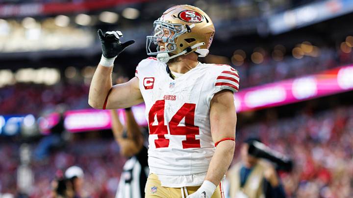 49ers fullback Kyle Juszczyk got slapped with a hefty fine for engaging in an offensive demonstration during Week 2’s win over Miami. 49ers fullback Kyle Juszczyk got slapped with a hefty fine for engaging in an offensive demonstration during Week 2’s win over Miami.