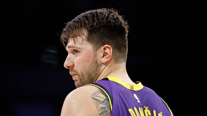 Luka Doncic, estrella de los Lakers. Luka Doncic, estrella de los Lakers.
