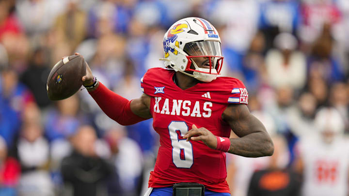 Former Kansas Jayhawks quarterback Jalon Daniels (6)