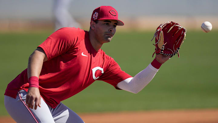 Cincinnati Reds infielder Christian Encarnacion-Strand 