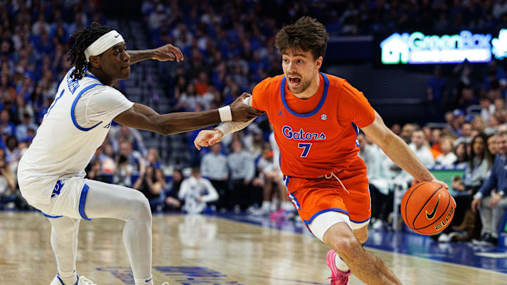 Florida Gators guard Urban Klavzar.