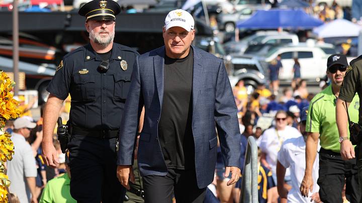 West Virginia University head coach Rich Rodriguez