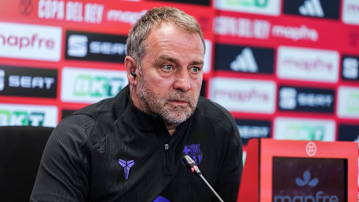 Hansi Flick Press Conference For Fc Barcelona - Copa Del Rey