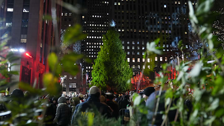 Rockefeller Center Christmas tree lighting held in NYC