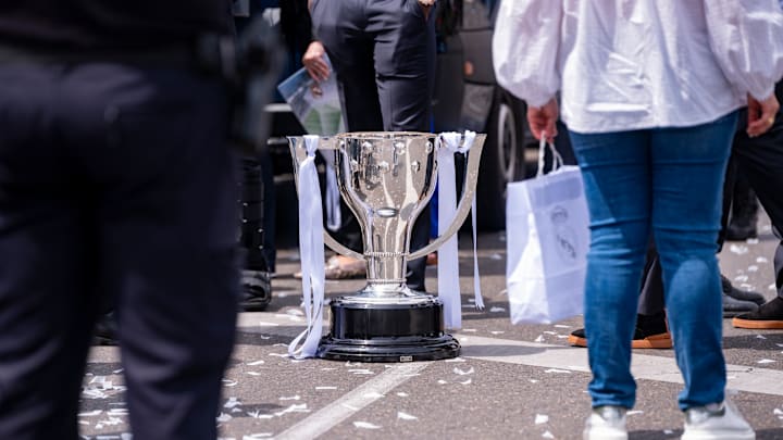 Real Madrid Celebrate Winning The LaLiga Title