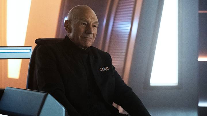 Patrick Stewart as Picard in “The Next Generation” Episode 301, Star Trek: Picard on Paramount+. Photo Credit: Trae Patton/Paramount+. ©2021 Viacom, International Inc. All Rights Reserved.