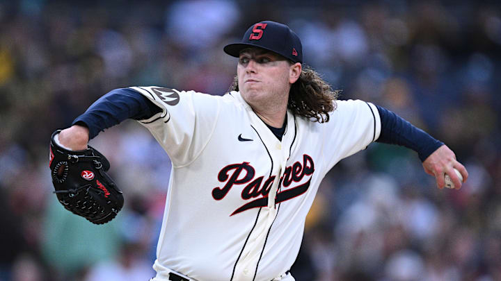 San Diego Padres starting pitcher Ryan Weathers
