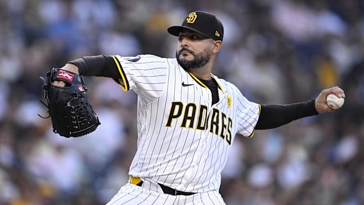 San Diego Padres starting pitcher Martin Perez.