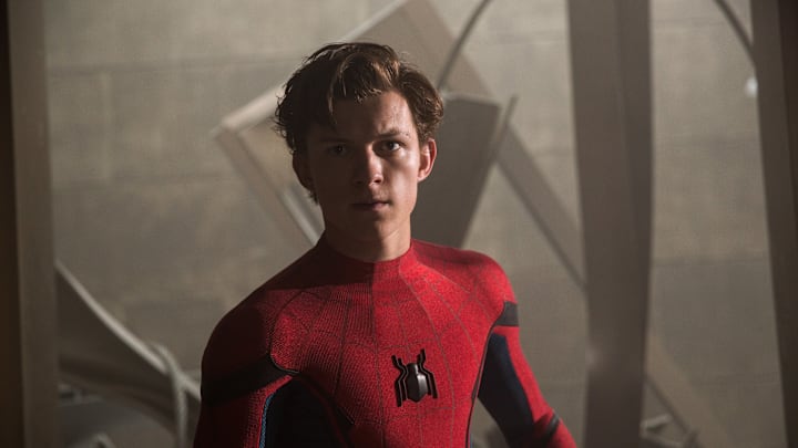 Tom Holland stars as Spider-Man/Peter Parker in Columbia Pictures' SPIDER-MAN™: HOMECOMING.