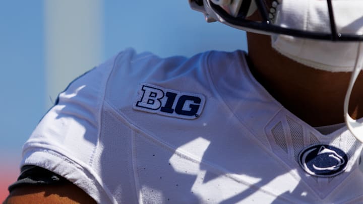 Penn State Nittany Lions Big Ten football jersey logo.