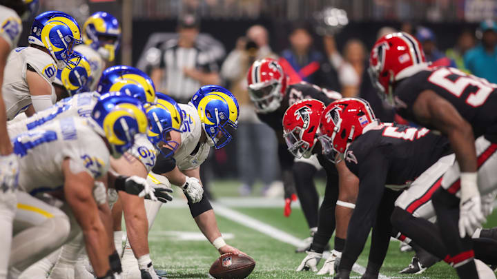 Highlights of a fantastic first half of action from the Falcons and Rams