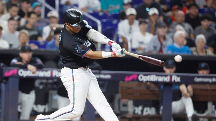 Miami Marlins third baseman Javier Sanoja Mandatory Credit: Rhona Wise-Imagn Images Miami Marlins third baseman Javier Sanoja Mandatory Credit: Rhona Wise-Imagn Images