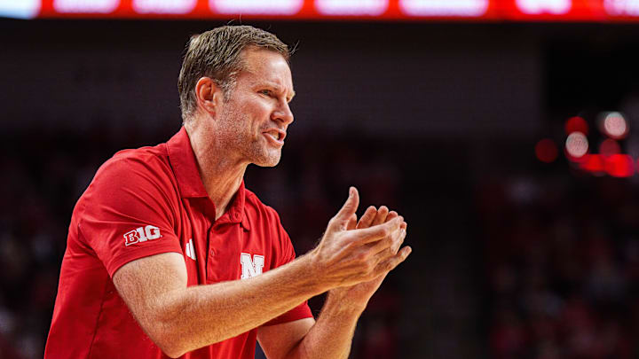 Nebraska Cornhuskers head coach Fred Hoiberg Nebraska Cornhuskers head coach Fred Hoiberg