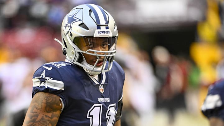 Jan 8, 2023; Landover, Maryland, USA; Dallas Cowboys linebacker Micah Parsons (11) on the field