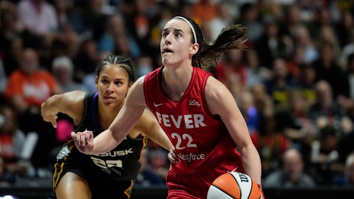 Caitlin Clark of the Indiana Fever is slowing things down after a grueling WNBA season. 