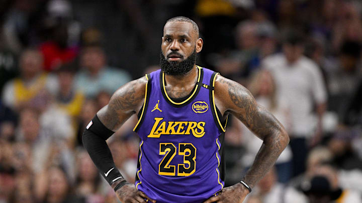 Los Angeles Lakers forward LeBron James.