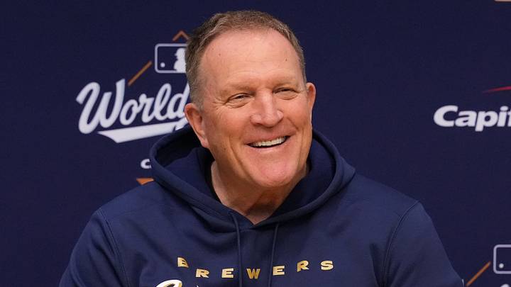 World Series: Tampa Bay Rays v Milwaukee Brewers - Workout Day World Series: Tampa Bay Rays v Milwaukee Brewers - Workout Day