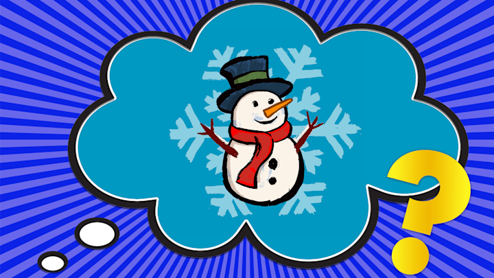 Building snowmen is not a new winter activity.