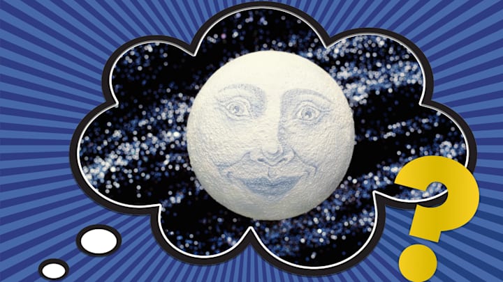 An illustration of the Man in the Moon.
