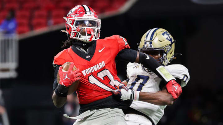 Woodward Academy and Thomas County Central battled for the 2023 GHSA Class 6A football state championship.