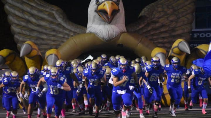 The Santa Margarita Eagles got their first win of the season - and first under head coach Carson Palmer - with a dramatic overtime upset of No. 8 Corona Centennial.