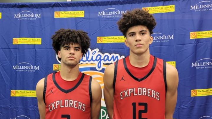 Brothers Cayden (left) and Cameron Boozer (right) are two of the top recruits in the nation (Class of 2025) and a big reason why Christopher Columbus (Miami) is a top-10 ranked team this season.