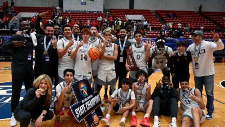 Riviera Prep boys basketball team