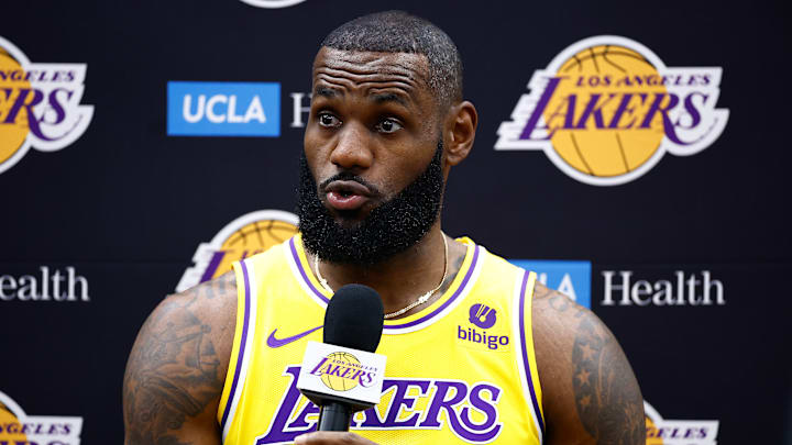 James habló de la temporada 2023-2024 con los Lakers