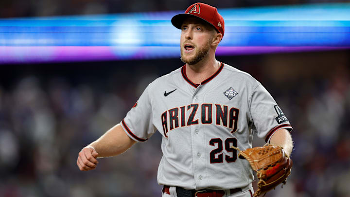 Merrill Kelly fue la figura de los Cascabeles de Arizona en el Juego 2 de la Serie Mundial 