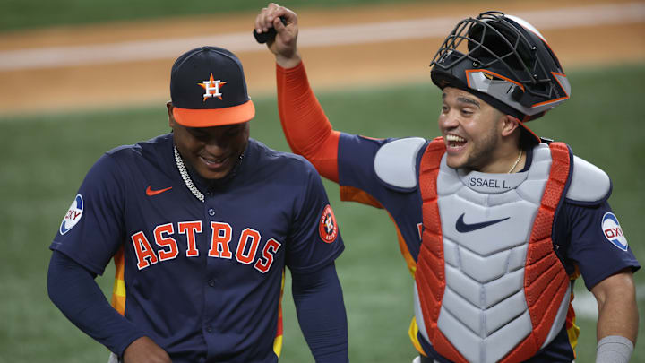 Framber Valdez quedó a un out del no hitter ante los Rangers 