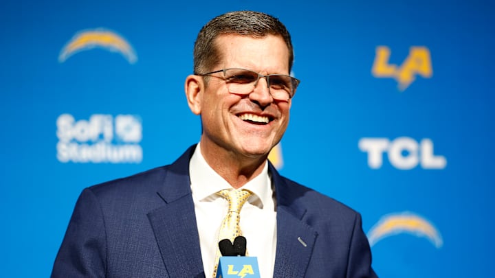 Los Angeles Chargers Introduce Jim Harbaugh As Head Coach