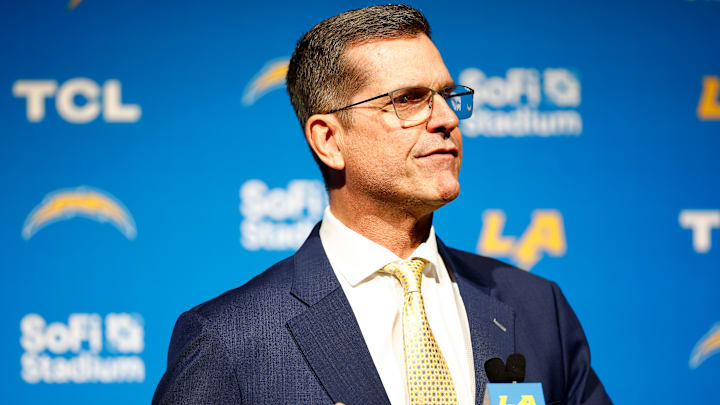 Los Angeles Chargers Introduce Jim Harbaugh As Head Coach