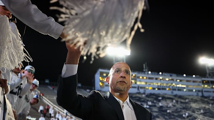 Penn State football head coach James Franklin