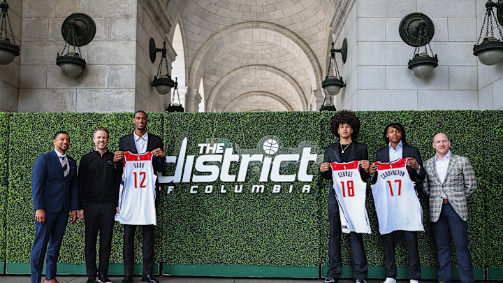 Washington Wizards, Will Dawkins, Michael Winger, Alex Sarr, Kyshawn George, Bub Carrington, Brian Keefe