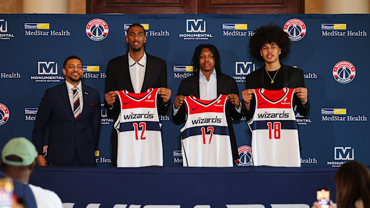 Washington Wizards Introduce 2024 NBA Draft Picks
