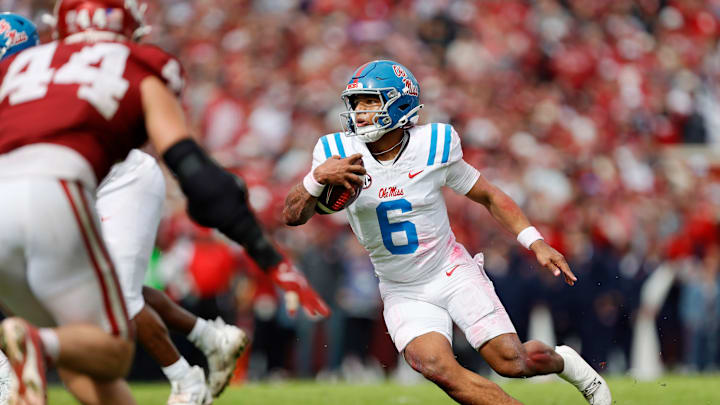 Trinidad Chambliss, Ole Miss Rebels, Oklahoma Sooners Trinidad Chambliss, Ole Miss Rebels, Oklahoma Sooners