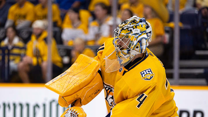 Vancouver Canucks v Nashville Predators - Game Four